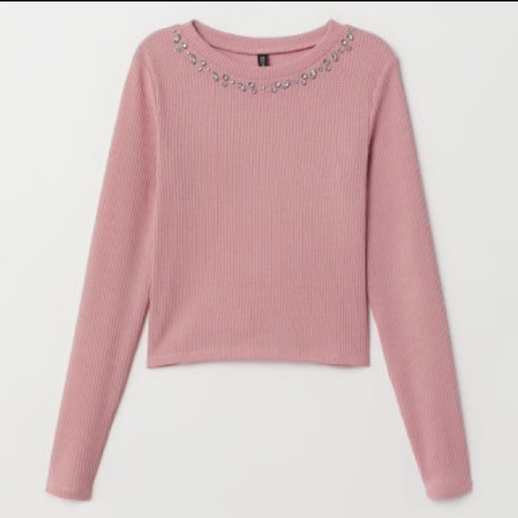 H&M Sweaters - 3/$21 4/$25 - NWOT H&M Divided Pink Ribbed Sweater